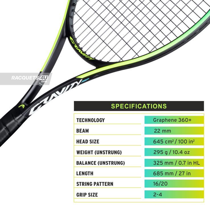 HEAD Gravity MP 2021 Tennis Racquet (Unstrung)