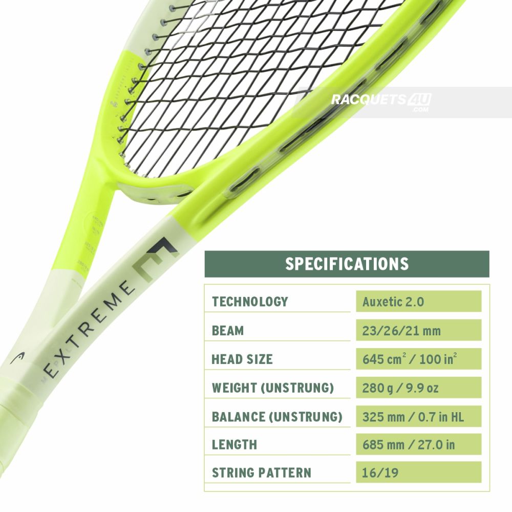 商品画像：Head Extreme MP L 2024 Racquet | Tennis Warehouse 3