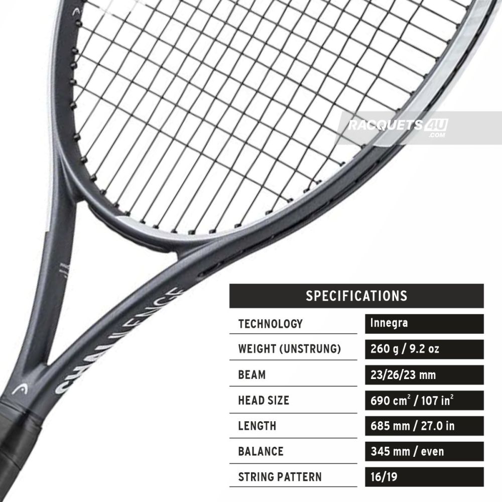 HEAD Challenge TEAM L Tennis Racquet – HEAD