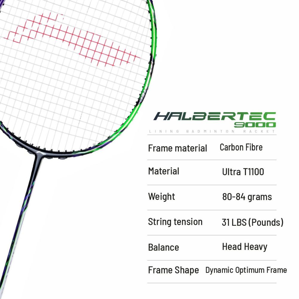 Li Ning Halbertec 9000 Badminton Racket