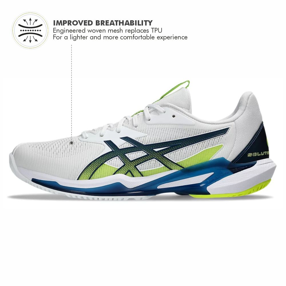 ASICS Solution Speed FF3 Tennis Shoes White Mako Blue