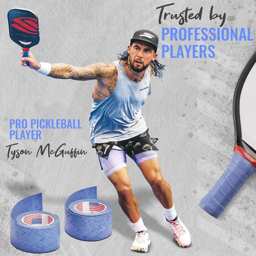 boxrawツネロ トレーニングジョガー TOURNA Pickleball Grip (10 Pack, Blue)