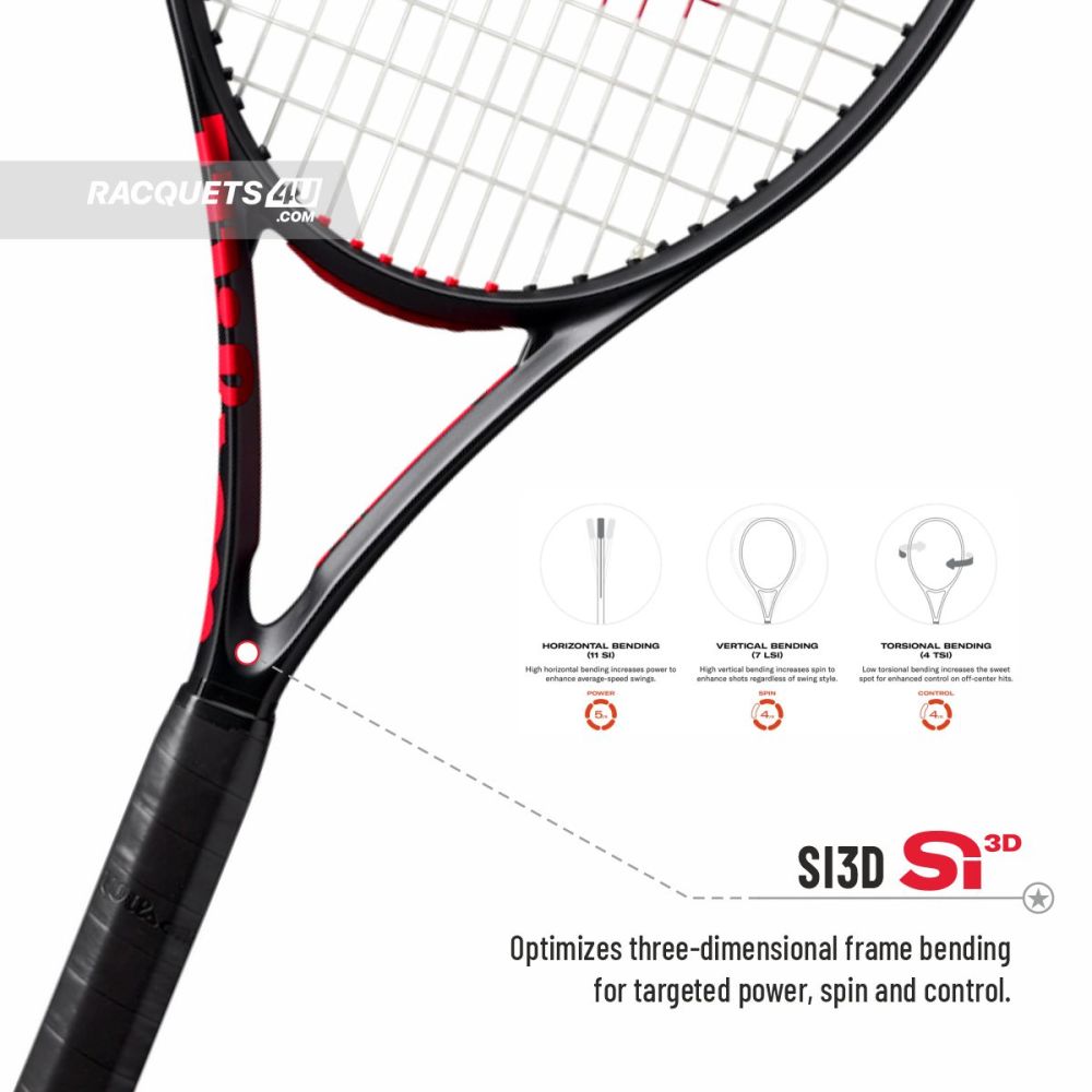 WILSON Clash 100 Pro V3 Tennis Racquet (303g, Unstrung) WILSON Clash 100 Pro V3 Tennis Racquet (303g, Unstrung)