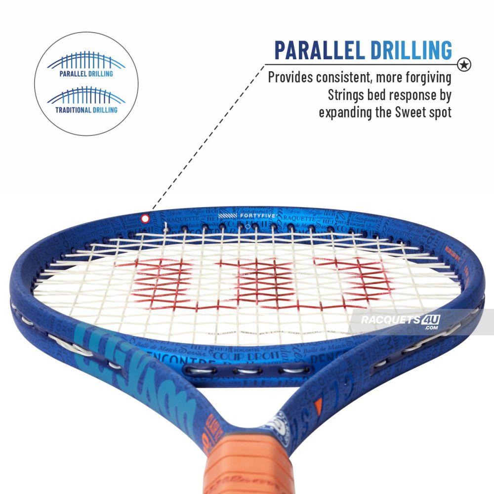 お気にいる Garros Roland WILSON Clash g (295 Racquet Tennis V2.0 100 Racket (For Hard Type)