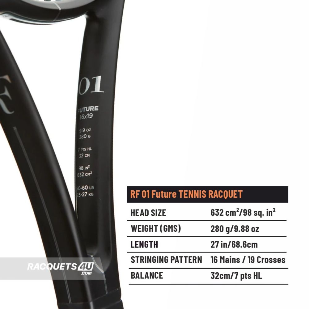 WILSON RF 01 Future Tennis Racquet (280 g, Unstrung) WILSON RF 01 Future Tennis Racquet (280 g, Unstrung)