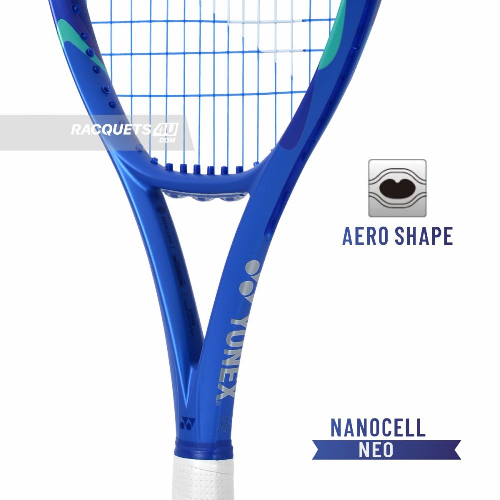 YONEX Ezone Alpha L Tennis Racquet (Blast Blue, 260g Strung) YONEX Ezone Alpha L Tennis Racquet (Blast Blue, 260g Strung)