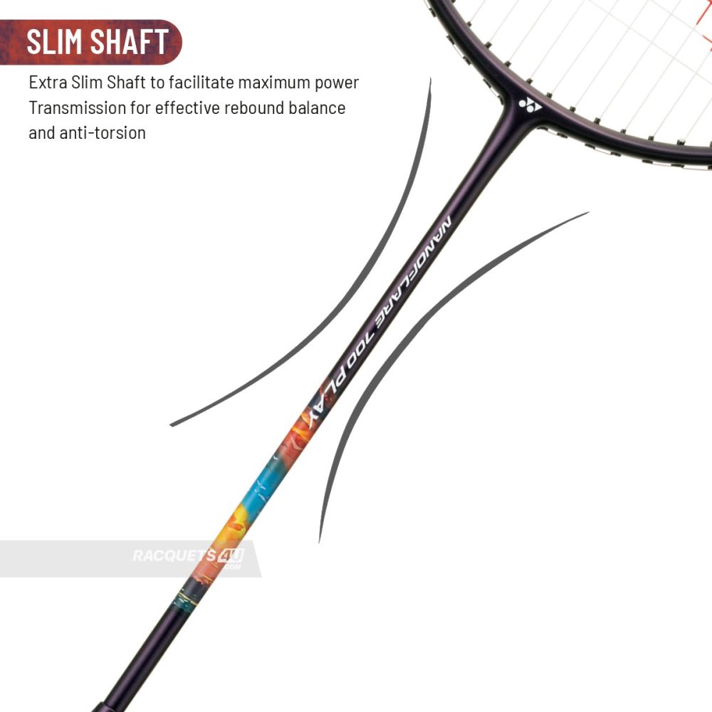 YONEX Nanoflare 700 Play Badminton Racquet (Strung, Purple) YONEX Nanoflare 700 Play Badminton Racquet (Strung, Purple)