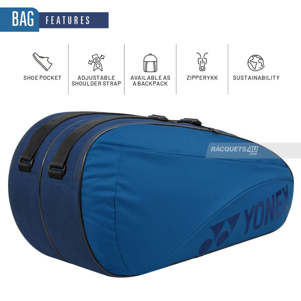 YONEX Team Racquet Bag 6R Sky Blue
