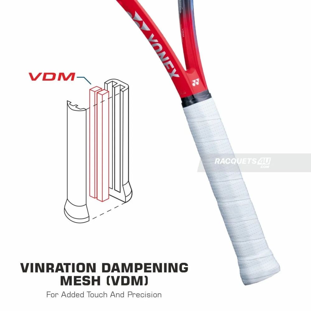 世界的に有名な YONEX G2) (Scarlet, Racquet Tennis 98L Vcore ラケット(硬式用)