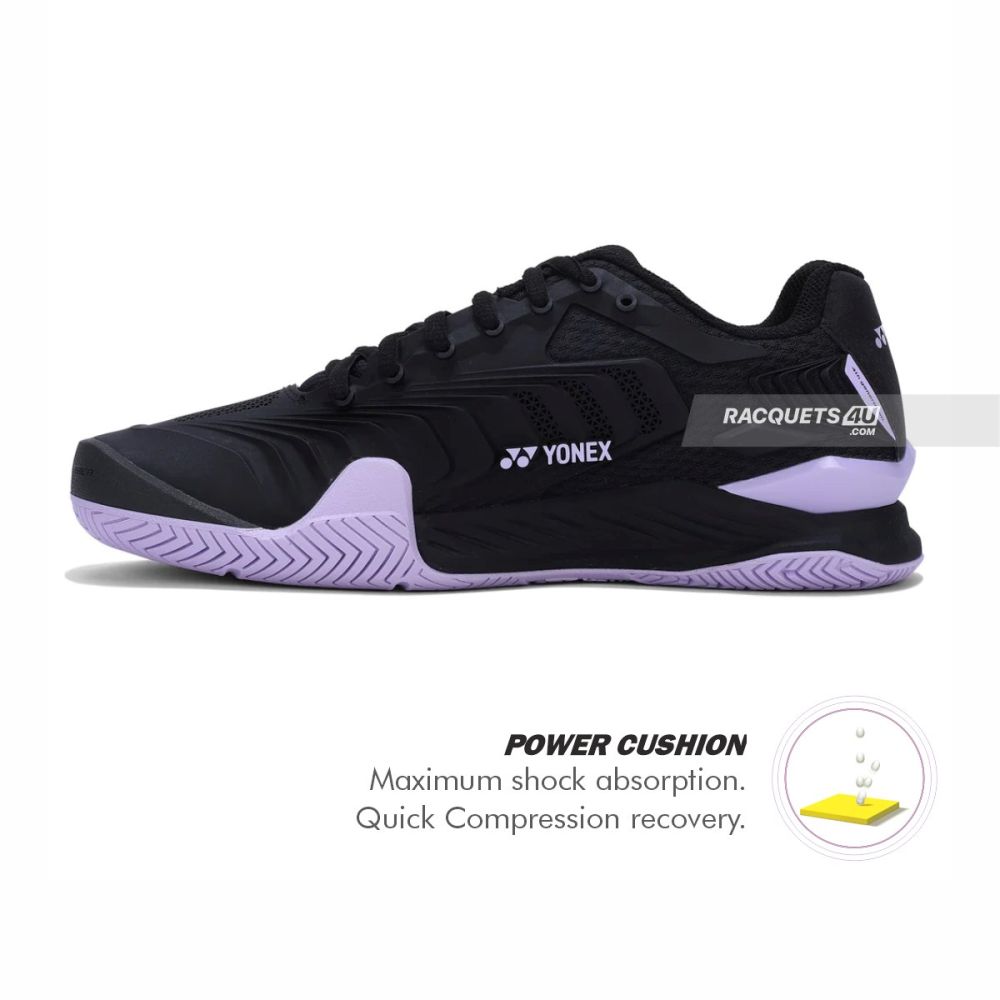 YONEX Eclipsion 4 Tennis Shoes (Black/Purple)