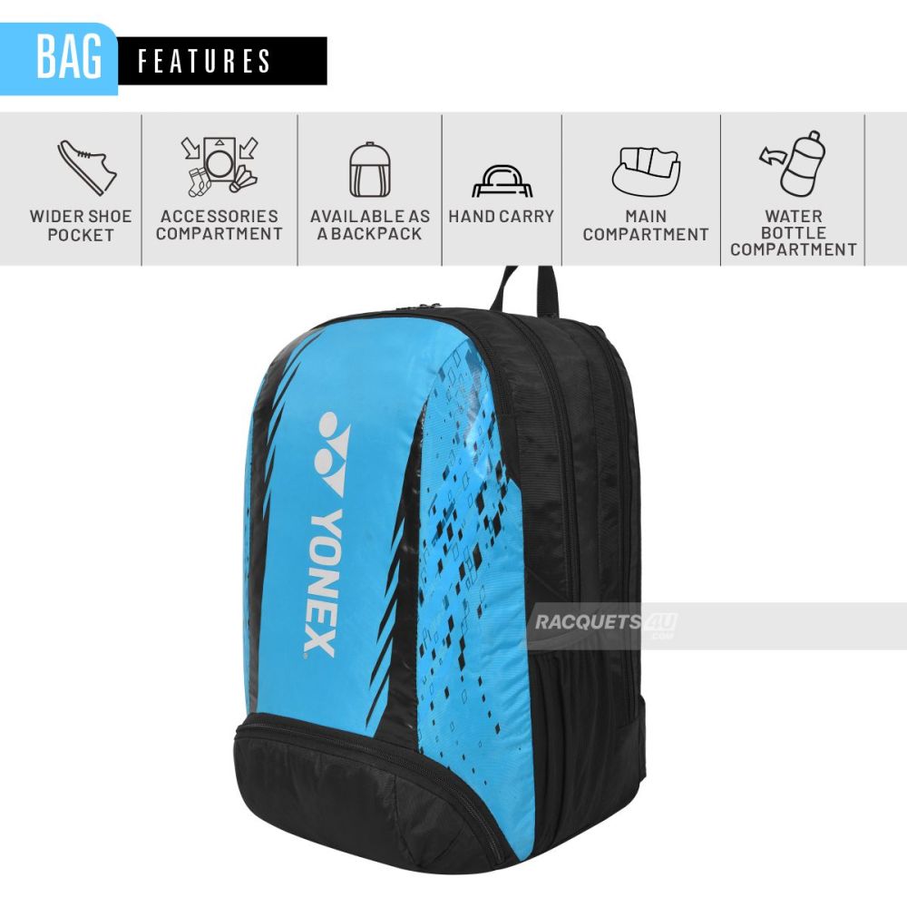 Yonex 9812 backpack top