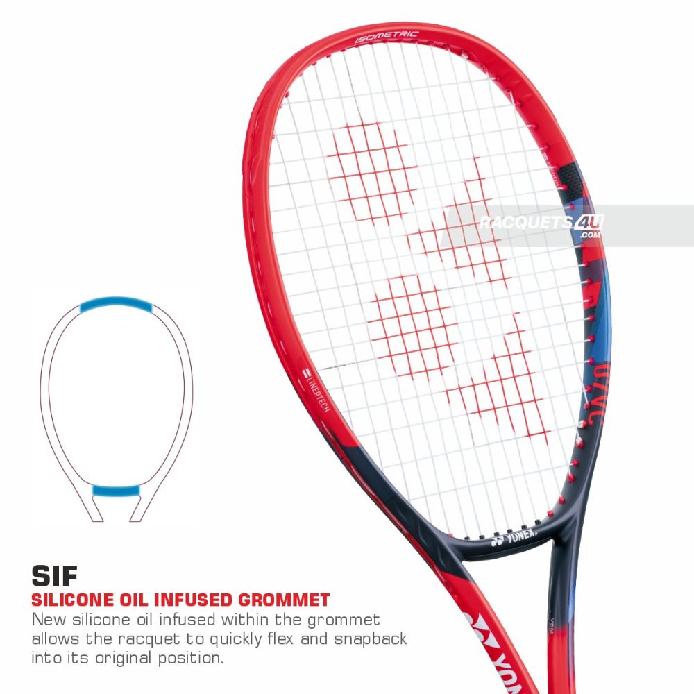 YONEX Vcore 26 Tennis Racquet (Scarlet, 250 g)