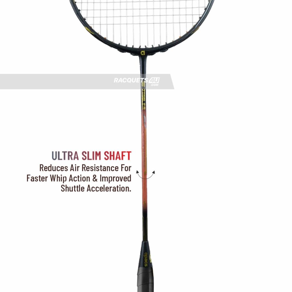Apacs Z-Ziggler Next Gen Badminton Racquet (Unstrung, Black/Red)