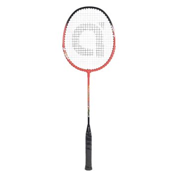 APACS Rally 313 Badminton Racquet (Strung, Red/Black)