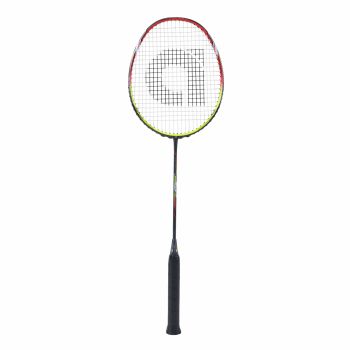 APACS Nano Fusion Speed 9000 Ultra Badminton Racquet (Unstrung, Yellow/Red)