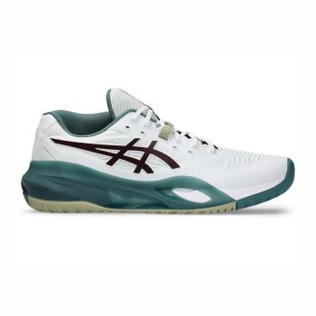 ASICS Gel-Resolution X Tennis Shoes (White/Dark Aubergine)