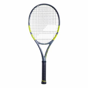 BABOLAT Pure Aero 98 Gen 9 Tennis Racquet (Grey/Flue/Yellow, Unstrung)