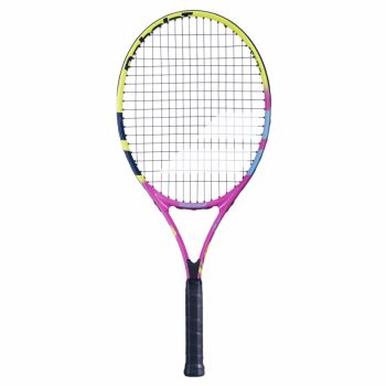 BABOLAT Nadal Junior 25 Tennis Racquet (Yellow/Pink/Blue, Strung)