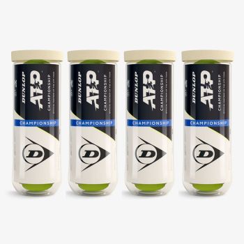 DUNLOP ATP Championship Tennis Balls Dozen (12 Balls)