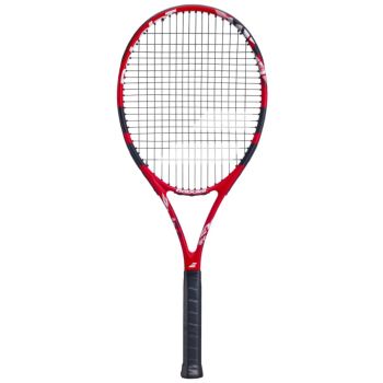 BABOLAT Evoke Team 2026 Tennis Racquet (Red/Black, Strung)