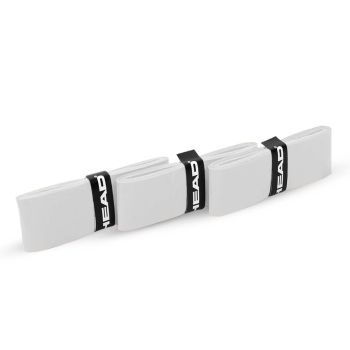 HEAD Softex Badminton Over Grip (3 Pcs, White)