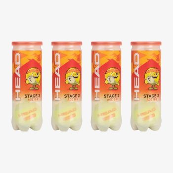 HEAD Stage 2 Tennis Ball Dozen (Orange, 12 Balls)