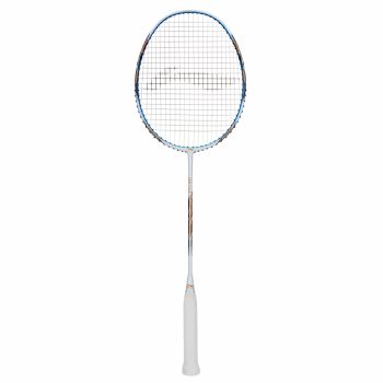 LI-NING Ignite 8 Badminton Racquet (Pearl White/Blue, Unstrung)