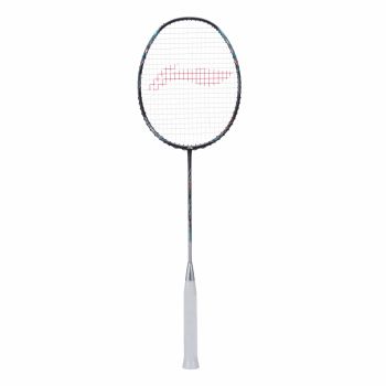 LI-NING AX-FORCE 70 Badminton Racquet (Black/Silver, Unstrung)