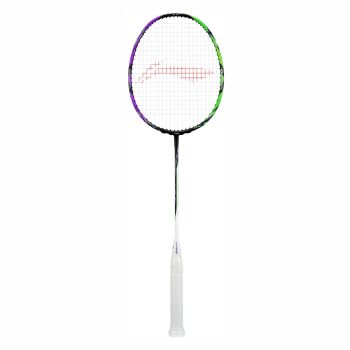 LI-NING Halbertec 9000 Badminton Racquet (3U, Green/Purple, Unstrung)
