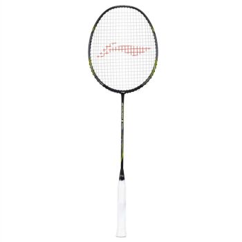 LI-NING 3D Calibar X Combat Badminton Racquet (Black/Lime, Unstrung)