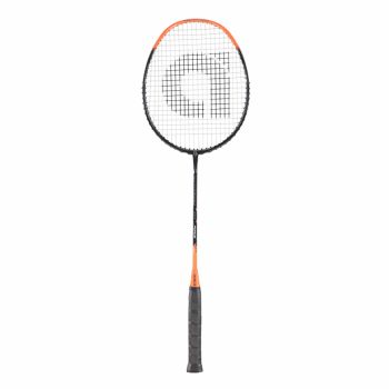 APACS Nano Fusion Speed 777 Force Badminton Racquet (Unstrung, Black/Orange)