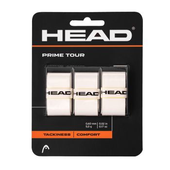 HEAD Prime Tour Over Grip (White (3 pcs)