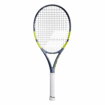 BABOLAT Pure Aero Team Gen 9 Tennis Racquet (Grey/Flue/Yellow, Unstrung)