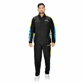 R4U DEUCE Tracksuit Black-Yellow