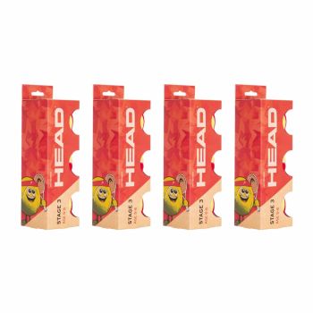 HEAD Stage 3 Tennis Ball Dozen (Red, 12 Balls)