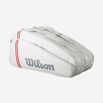 Wilson Tour 12R Tennis Kit Bag (Off White)