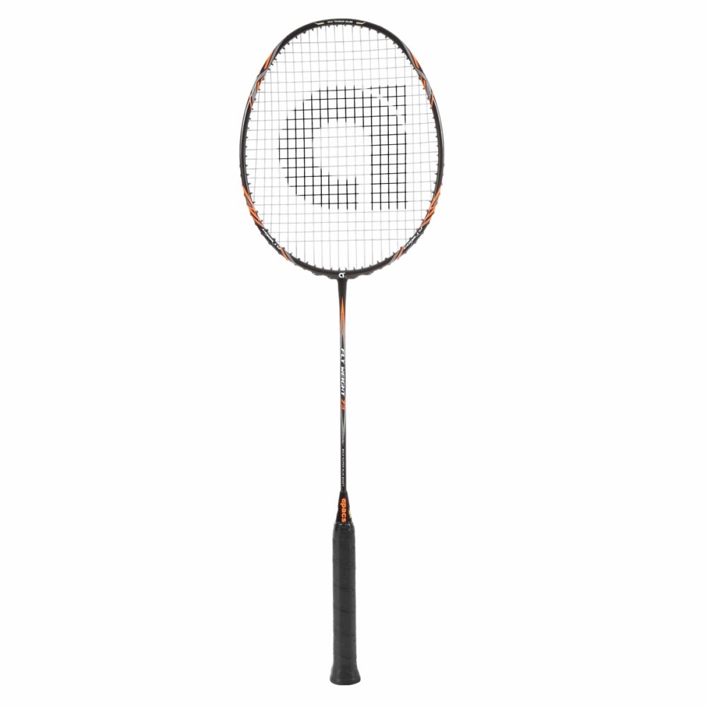 APACS Fly Weight 73 Badminton Racquet (Unstrung, Black)