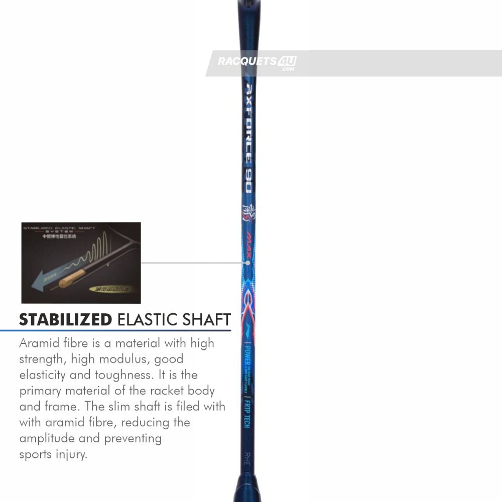 LI-NING AX-FORCE 90 Dragon Max Badminton Racquet (Blue, Unstrung)
