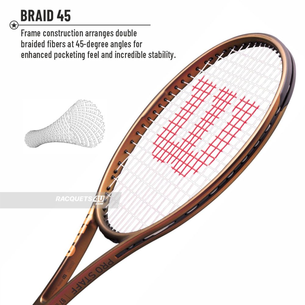 WILSON Pro Staff 97 V14 Tennis Racquet (315g, Unstrung)