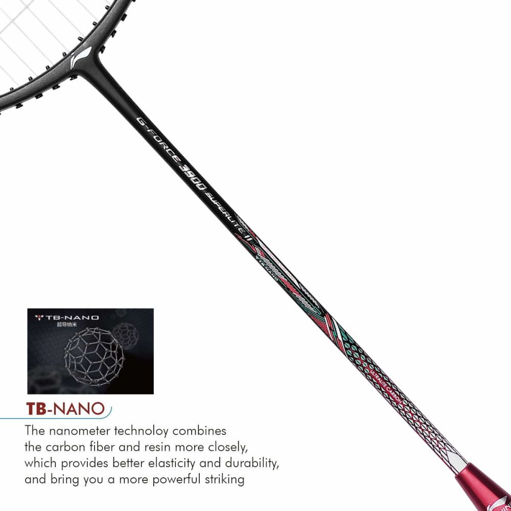 LI-NING G Force 3900 II Superlite Badminton Racquet (Dark Grey