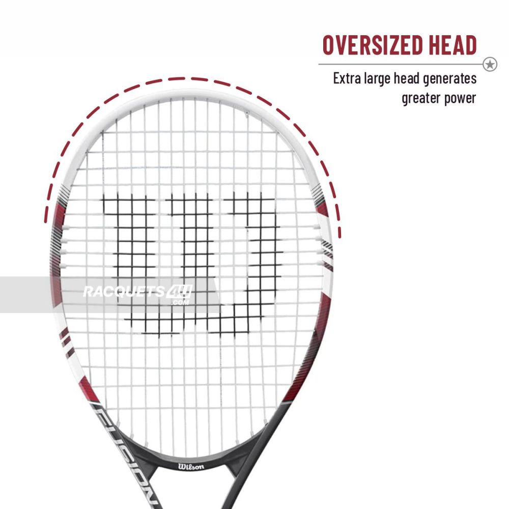 Wilson Fusion XL Tennis Racquet (274g, Strung)
