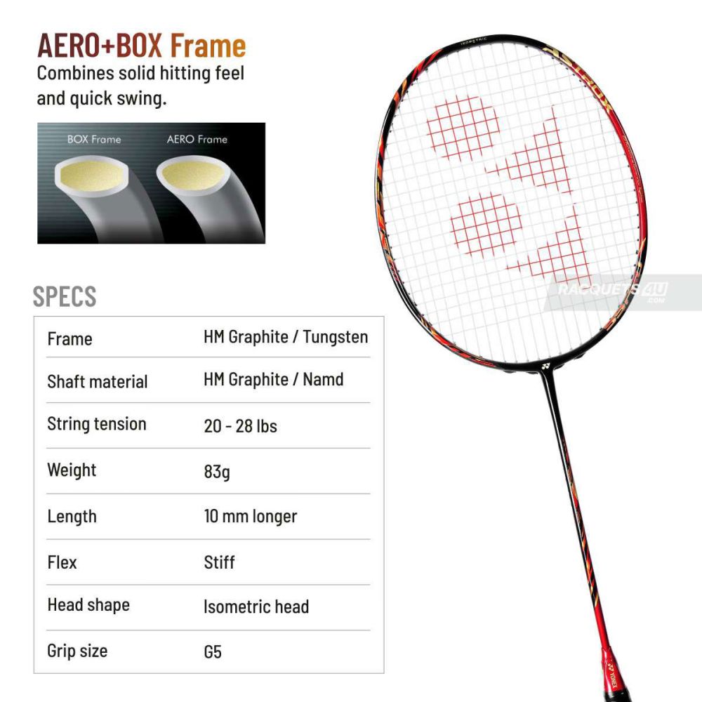 YONEX Astrox 99 Pro Badminton Racquet (Unstrung, Cherry Sunburst)