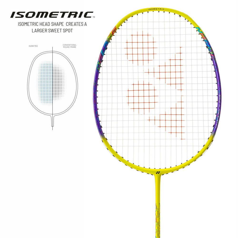 YONEX Nanoflare 002 Clear Badminton Racquet (G5 Strung, Yellow)
