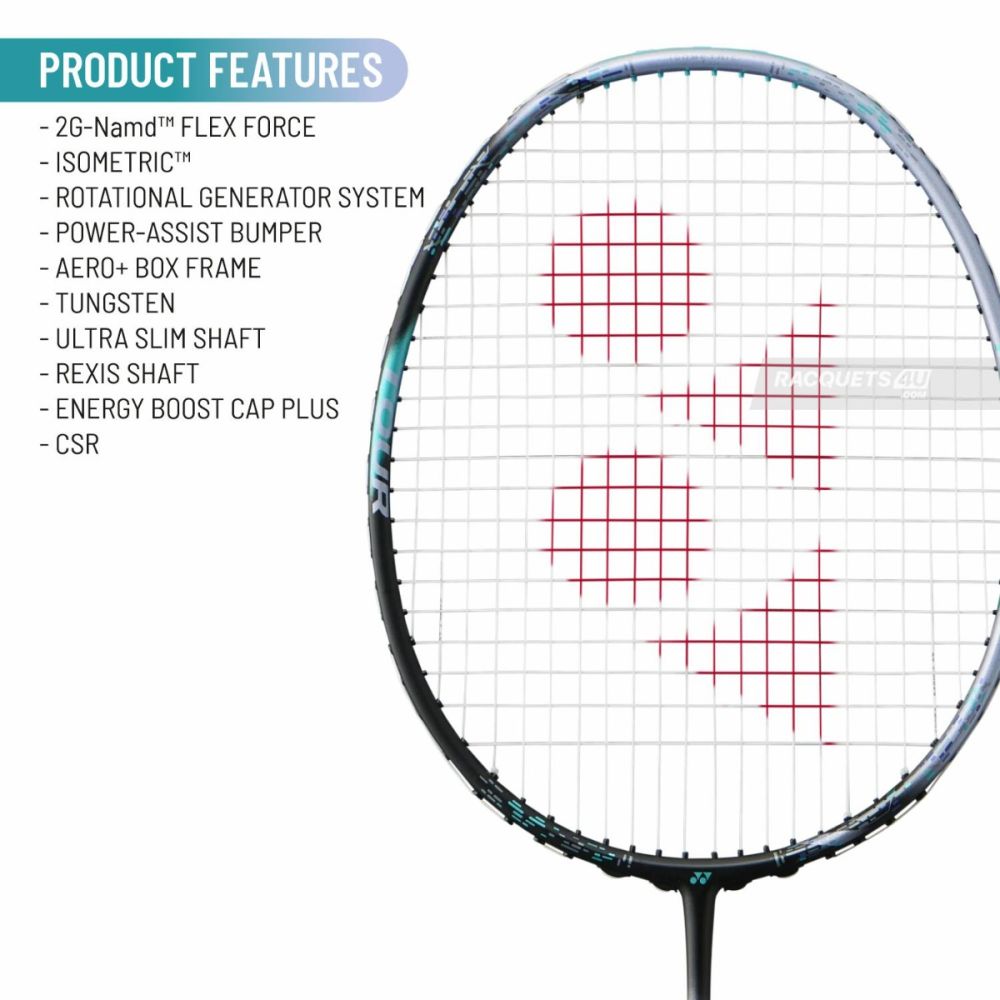 YONEX Astrox 88D Tour Badminton Racquet (Unstrung, Black/Silver)
