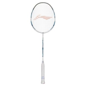 LI-NING Air-Force 77 G3 Badminton Racquet (White/Silver/Blue, Unstrung)