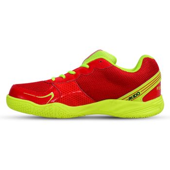 DSC Akido Badminton Shoes (Red/Flouro Yellow)