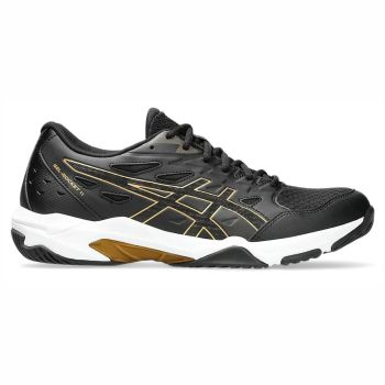 ASICS Gel Rocket 11 Indoor Shoes (Black/Pure Gold) 