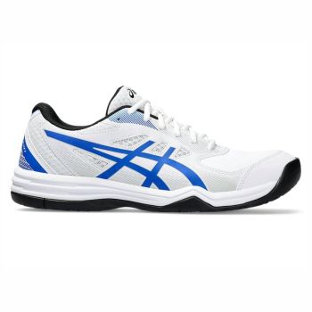 ASICS Court Slide 3 Tennis Shoes (White/Tuna Blue)