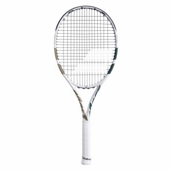 BABOLAT Boost Wimbledon 2025 Tennis Racquet (White/Champagne, Strung)