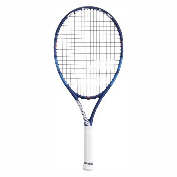 BABOLAT Drive Junior 24 Tennis Racquet (Blue/Red, Strung)